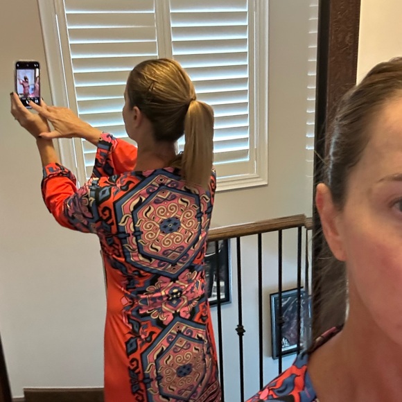 HALE BOB JEWELLED MINI DRESS red/blue/black - Picture 12 of 15